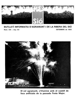 Sió 235. Setembre 1983