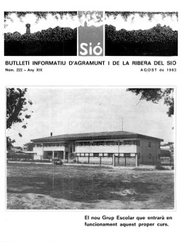 Sió 222. Agost 1982