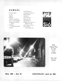 Sió 206. Abril 1981