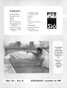Sió 213. Novembre 1981