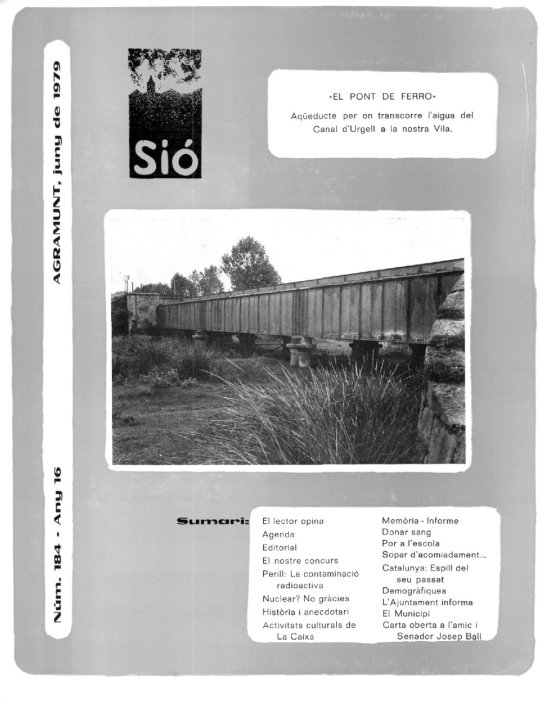Sió 184. Juny 1979