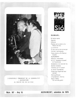 Sió 187. Setembre 1979