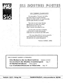 Sió 177. Novembre 1978