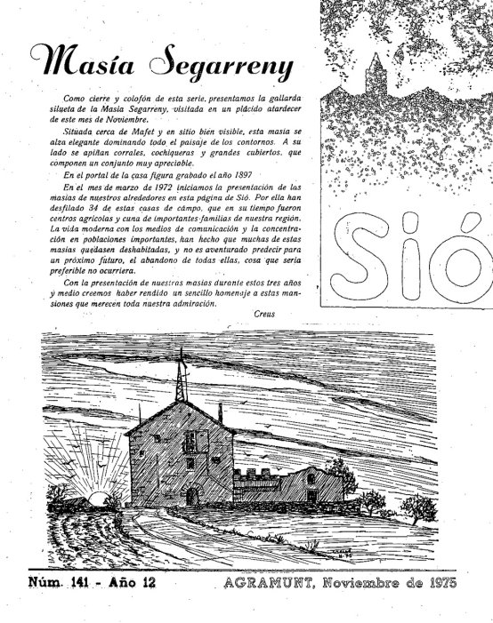Sió 141. Novembre 1975