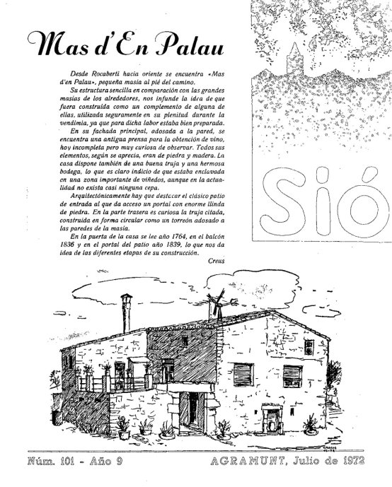 Sió 101. Juliol 1972