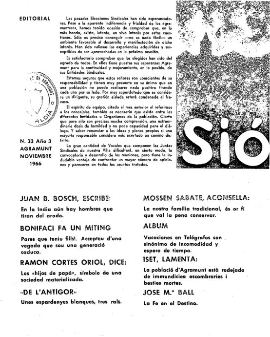 Sió 33. Novembre 1966