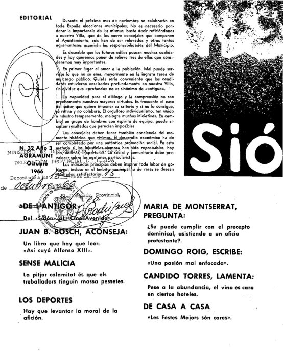 Sió 32. Octubre 1966