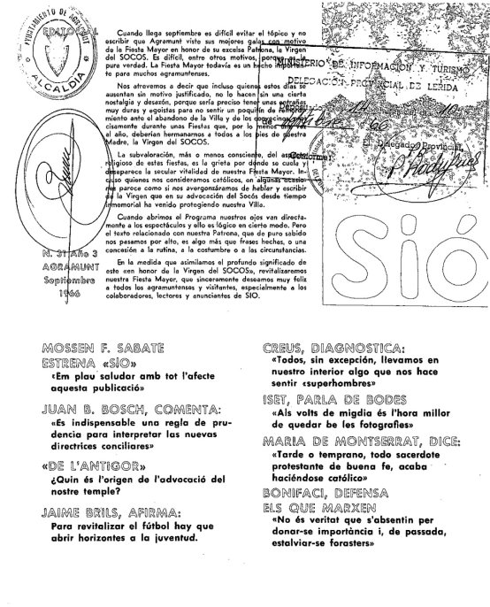 Sió 31. Setembre 1966