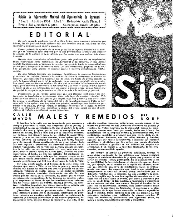 Sió 2. Abril 1964