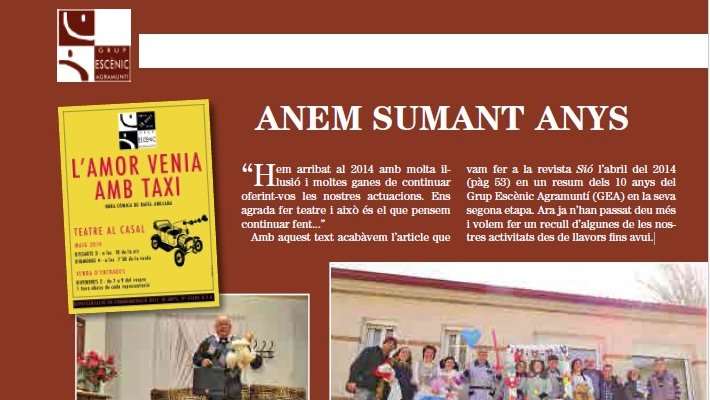 Anem sumant anys