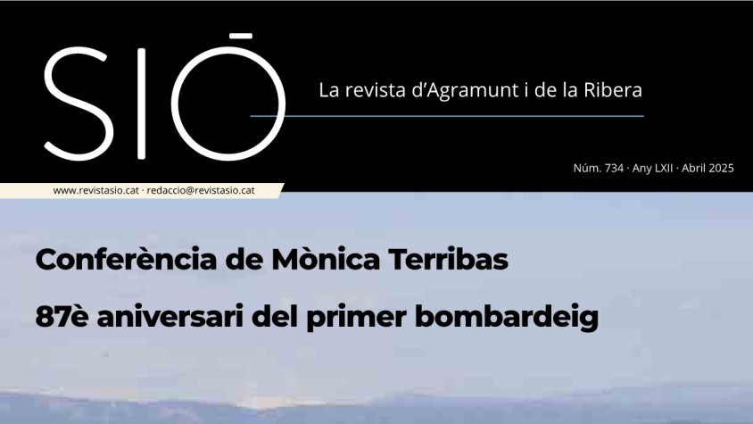 Sió 734. Portada abril 2025