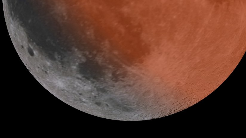 Simulació d'un eclipsi de Lluna