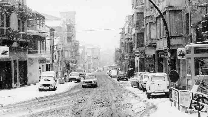 El dia de reis va caure una forta nevada