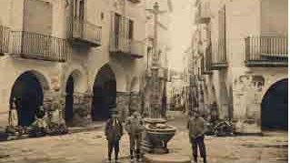 Carrer de Sant Joan d’Agramunt on residien els Berenguer, nebots de Joana Nicolau.